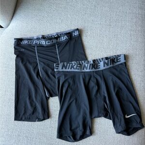 Nike Compression Shorts (x2)